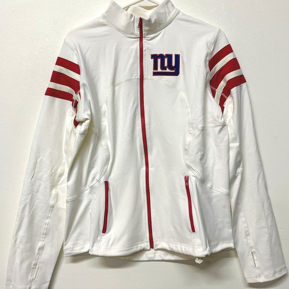 New York NY Giants Full Zip Athletic Yoga Jacket - New! Embroidered Logo Patch - Picture 1 of 4